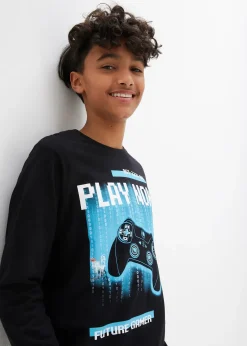 T-shirt manches longues 100% coton