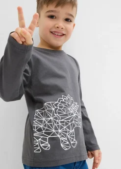 T-shirt manches longues 100% coton