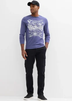 T-shirt manches longues 100% coton