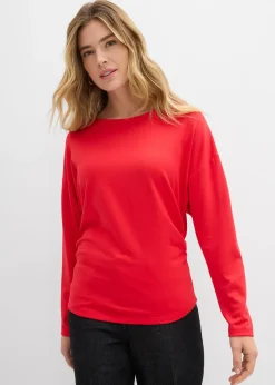 T-shirt manches longues en Punto di Roma confortable