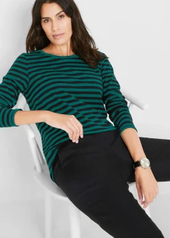T-shirt manches longues en coton extensible