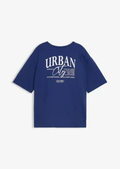 T-shirt oversize 100% coton avec imprimé dos