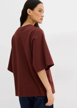 T-shirt oversize à manches amples, 100% coton