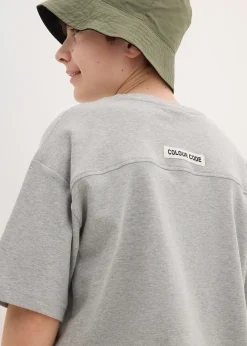 T-shirt oversize en coton épais