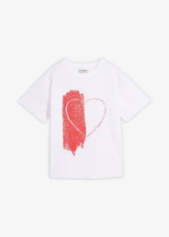 T-shirt oversize en coton extensible