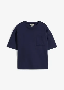 T-shirt oversize en coton épais