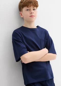 T-shirt oversize en coton épais
