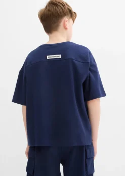 T-shirt oversize en coton épais