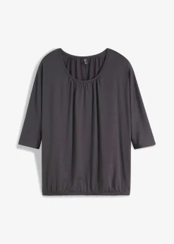 T-shirt oversize en viscose mélangée