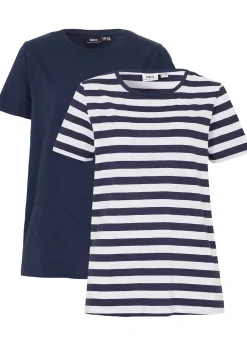 T-shirts col rond en coton