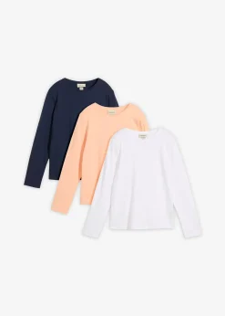 T-shirts manches longues 100% coton