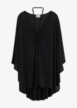 Tunique de plage transparente en viscose
