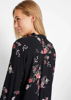 Tunique longue en viscose fluide