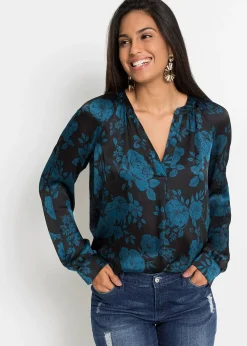 Tunique-blouse en crêpe léger