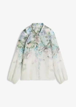 Tunique-blouse en ramie rafraîchissante