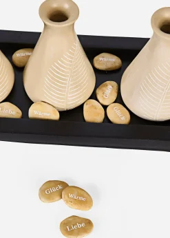 Vase sur plateau