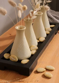 Vase sur plateau