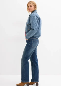 Veste chaude en jean, raccourcie