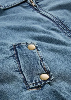 Veste chaude en jean, raccourcie