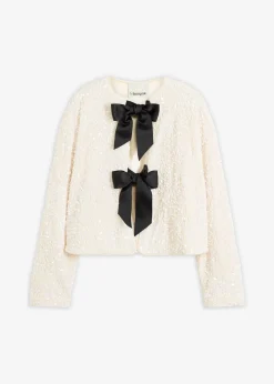Veste courte à sequins