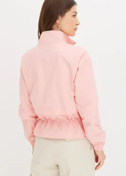Veste courte à taille resserrable