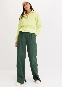 Veste courte à taille resserrable