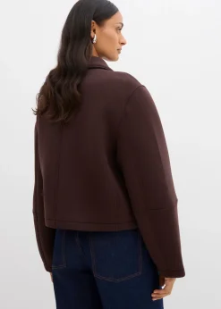 Veste courte en matière néoprène