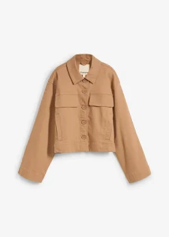 Veste courte en twill
