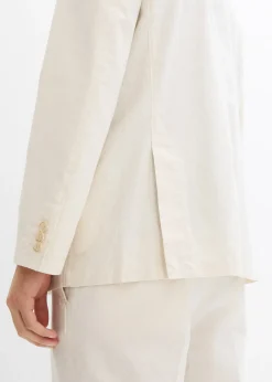 Veste de costume regular en lin mélangé