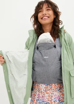 Veste de grossesse 3en1 avec empiècement de portage