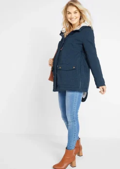 Veste de grossesse et de portage 3en1 avec doublure peluche