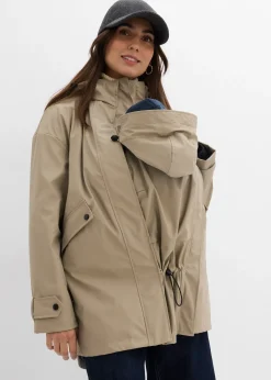 Veste de grossesse et de portage déperlante avec veste polaire amovible