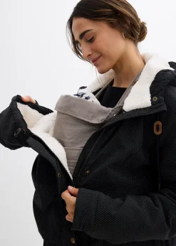 Veste de grossesse et de portage 3en1 avec doublure peluche