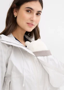 Veste de grossesse ultra-légère imperméable et coupe-vent, fonction portage