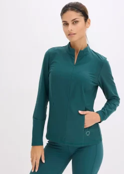 Veste de sport chaude à séchage rapide, demi-zip