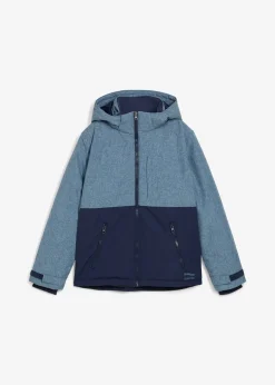 Veste d’hiver rembourrée à capuche, style color block