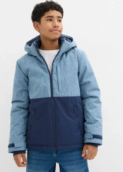 Veste d’hiver rembourrée à capuche, style color block
