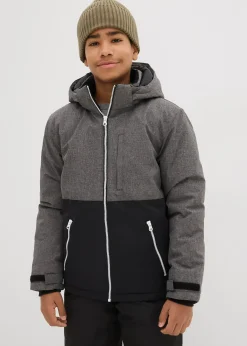 Veste d’hiver rembourrée à capuche, style color block