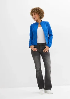 Veste en coton twill avec empiècements latéraux extensibles