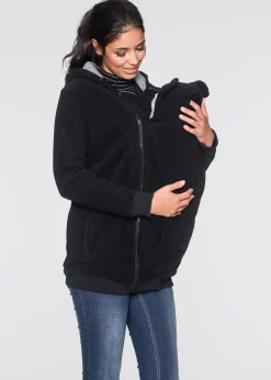 Veste 2en1 en polaire pour la grossesse avec fonction portage