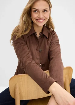 Veste en suédine