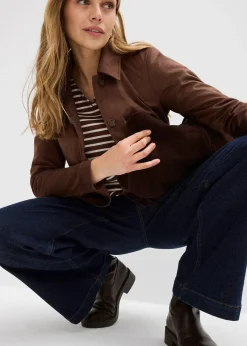 Veste en suédine