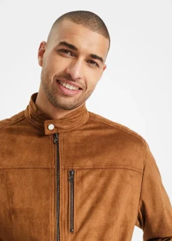 Veste en suédine