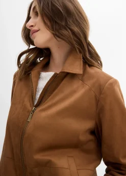 Veste en suédine