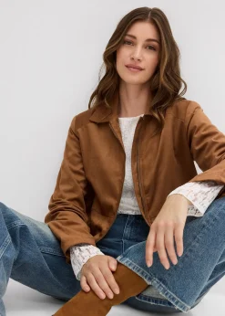 Veste en suédine