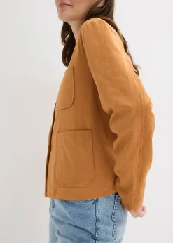 Veste en suédine