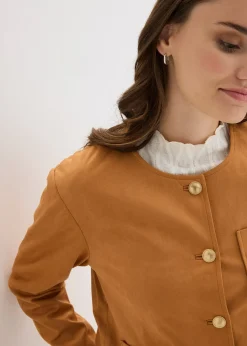 Veste en suédine