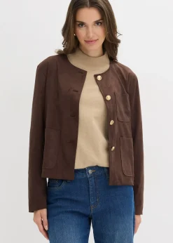 Veste en suédine