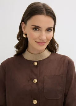 Veste en suédine