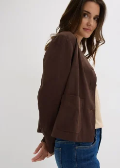 Veste en suédine